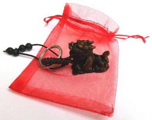 Lucky dragon key ring - key, charm