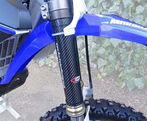 Pro carbon fork - carbon, protectors