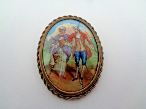 Limoges france yellow metal - limoges,