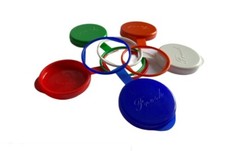 Airtight Milk Bottle Tops (5 pack), reusable, made in UK