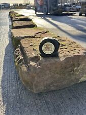 Reclaimed Red Sand Stone Rustic Wall Copings Toppers 32ft x 17.5" Wide