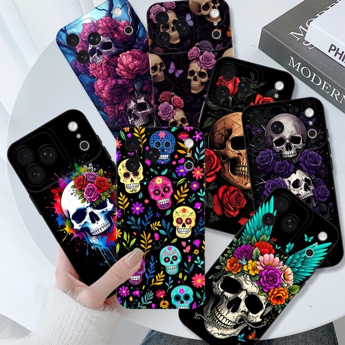 Bright floral skull cover - bright,