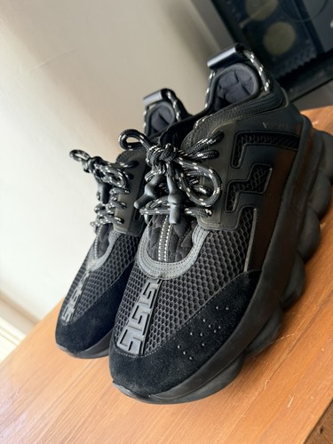 Triple black versace - versace, chain
