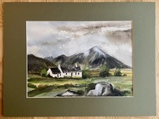 Landscape Painting - Black