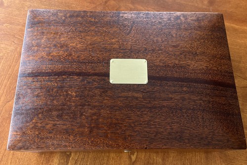 Antique vintage cigar humidor - vintage,