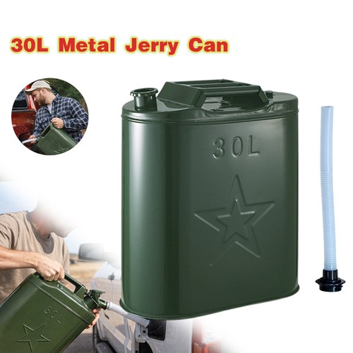 30l metal jerry can - 30l, green