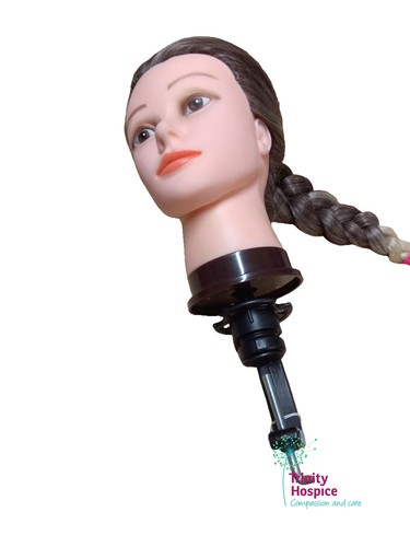 Mannequin training head brown - mannequin,