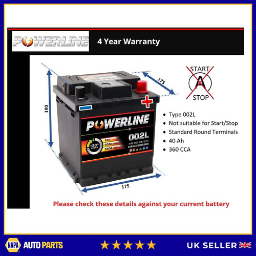 Battery fits microcar mc - microcar, m.go