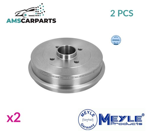 Brake drum pair set rear - pair, 16-15