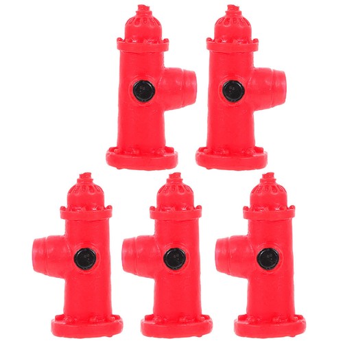 Red resin fire - hydrant, statues