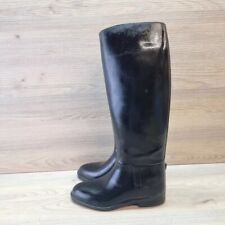 Aigle Coupe Samur Black Riding Boots Wellingtons Size 4 Uk EU 37