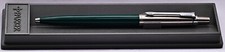 Vintage Green Parker Jotter Brass Thread Ballpoint Pen with BP Industrial Logo
