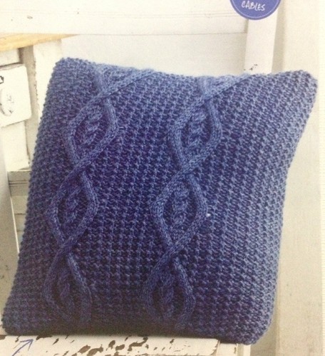 Cable cushion cover aran - cover,