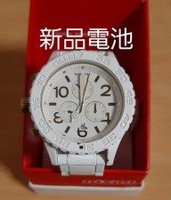 Nixon 42-20 Gold White Analog