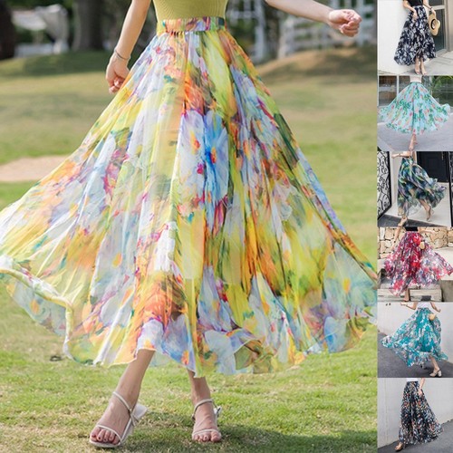 Women chiffon floral swing - women's,