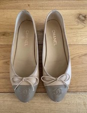 Chanel Classic Two Tone Ballet Pumps