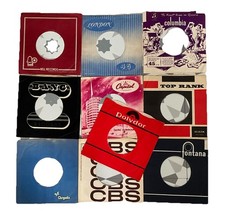 Ten Vintage Record Sleeves, In Good Condition No Marks, Tears Etc