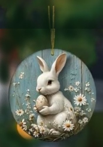 Acrylic easter hanging - 2d,