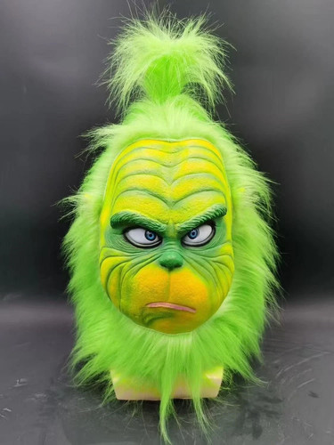 Grinch full head mask green - grinch,