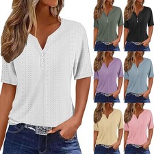 Ladies V-neck Casual Tops