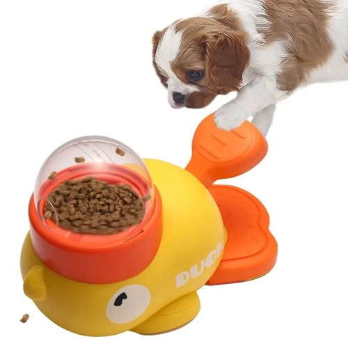 Duck dog food treat dispenser - duck,