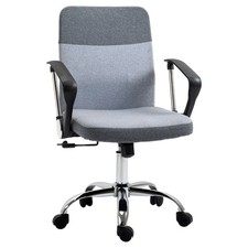 Vinsetto Office Chair Linen