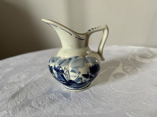 Delft vintage small jug blue - delft,