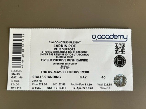 Larkin poe london 05 2022 - poe, 05/05/2022