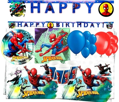 Spiderman party tableware - spiderman,