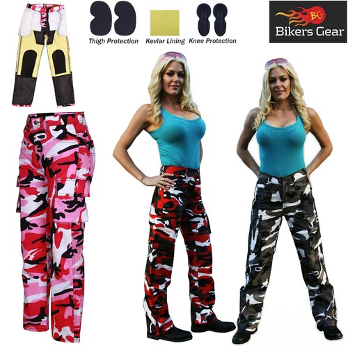 Women motorcycle cargo jeans - motorcycle,