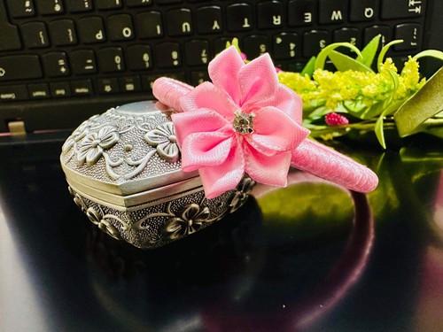 Handcrafted pink bangle - handcrafted,