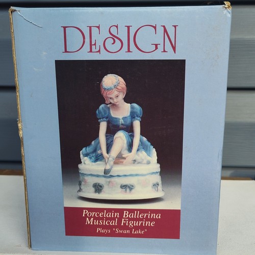 Vintage porcelain ballerina - vintage,