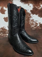 Lucchese Black Leather Genuine