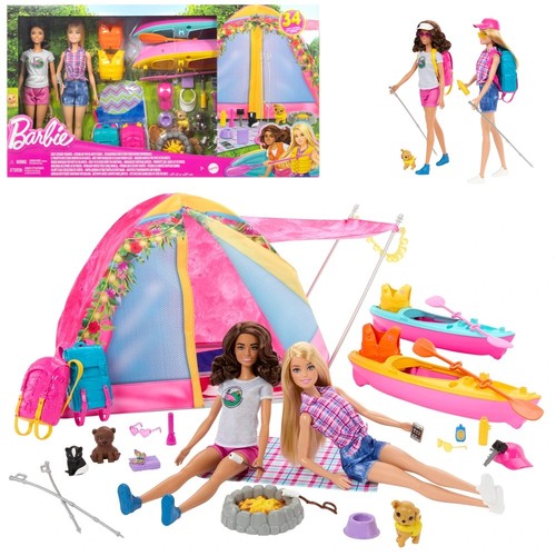 Barbie camping adventures with - barbie,
