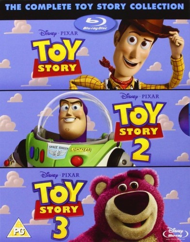 Toy story trilogy blu ray - toy, 1-3