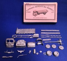 VINTAGE LANGLEY MINIATURE WORLD GUY LORRY KIT VO/GO/L   CAST WHITE METAL (A)