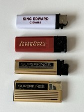 Vintage Branded Lighters; King Edwards Cigars, Superkings & Benson And Hedges