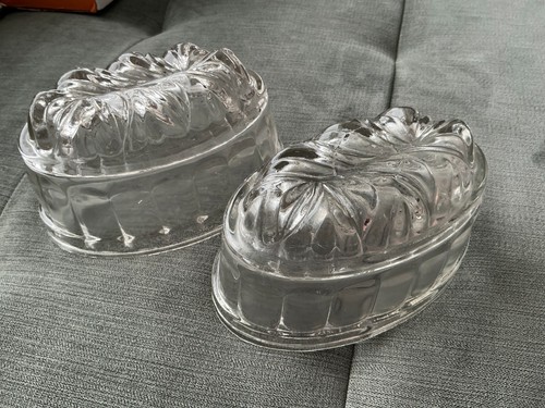 Set vintage pressed glass - set,