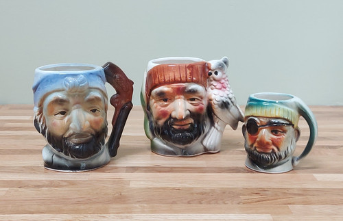 Vintage set pirate toby - vintage,