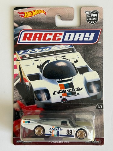 Hot wheels porsche 962 - hot, white
