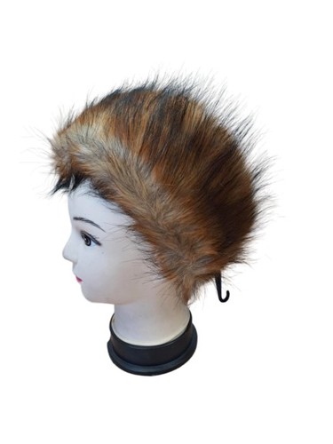 Faux fur headband - faux,