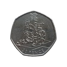 Boccia 50p Coin 2011 Olympic