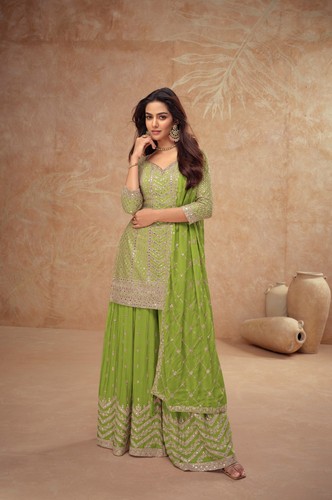 Punjabi sharara blue - punjabi,