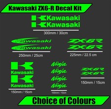Kawasaki ZX6-R Fairing Sticker
