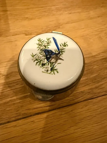 Vintage enamelled porcelain - vintage,