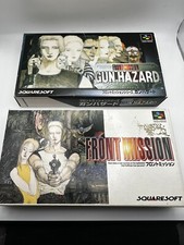 Front Mission + Gun Hazard Japan Super Nintendo Super Famicom SNES SQUARESOFT