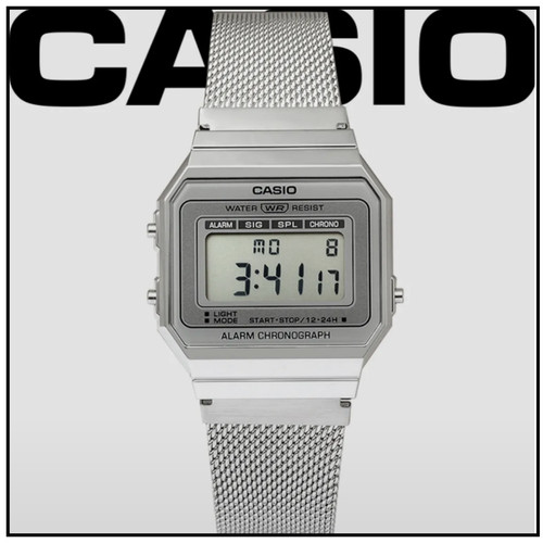 Casio unisex metal wrist watch - casio,