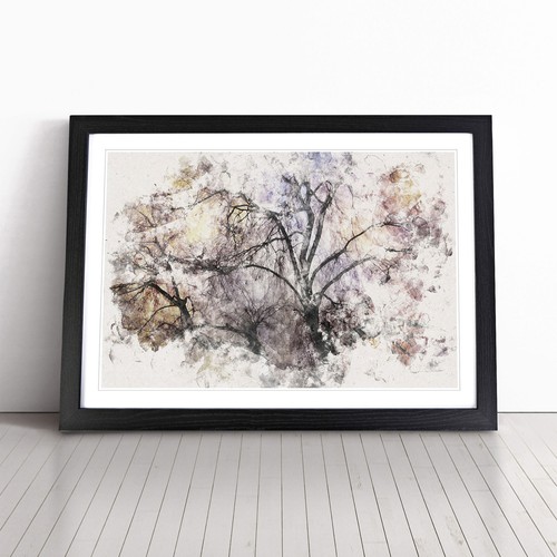 Weeping willow tree framed - willow,