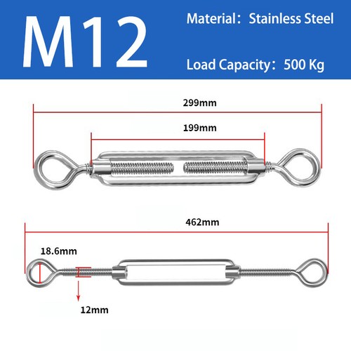 Stainless steel turnbuckle - stainless,