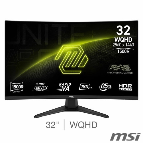 Msi 321cqf wqhd gaming - 321cqf, 32"
